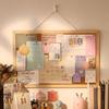 Lehrhaus Foto-Hintergrundtafel Nachrichtentafel-Set Schmuck-Ausstellungsständer Notiztafel-Rahmen