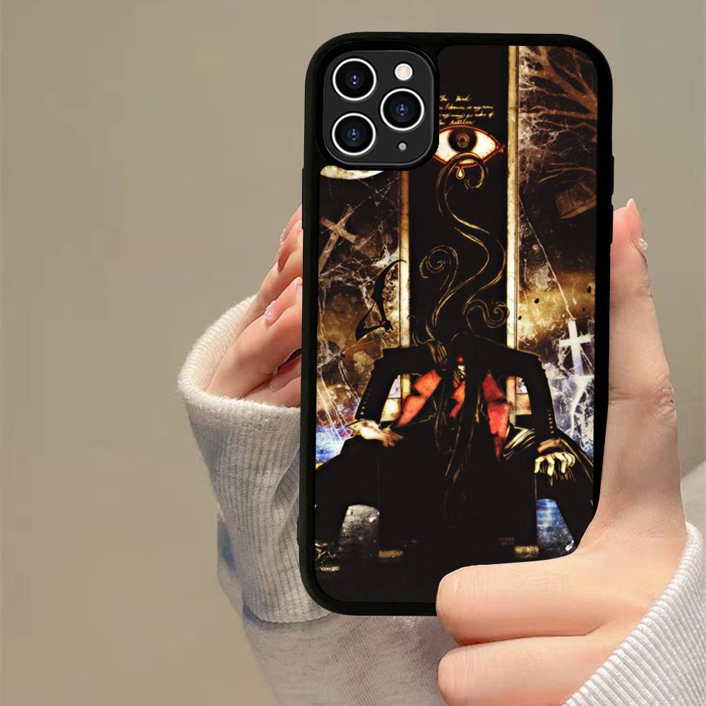 

Чехол для телефона Hellsing (Аниме Ужасы) PC+TPU Для IPhone 17 16 15 14 PRO MAX 11 12 13 PLUS MINI iPhone 12 pro