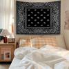 Bandana Pattern Printed Colorful Tapestry Wall Hanging Bohemian Wall Tapestries Mandala Wall Art Decor