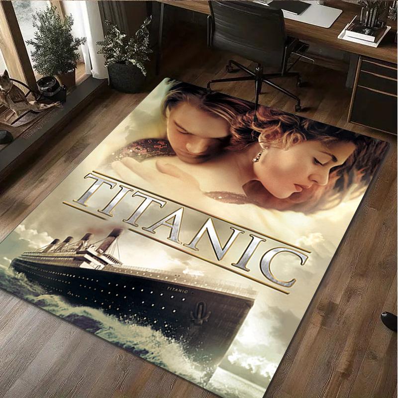 Titanic Carpet Office Decorative Carpet For Living Room Bedroom Door Mat Floor Rug Computer Chair Area Rug