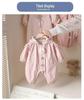 Super Cute Princess Cartoon Baby Bodysuit for Girls - Spring & Autumn Snapsuit