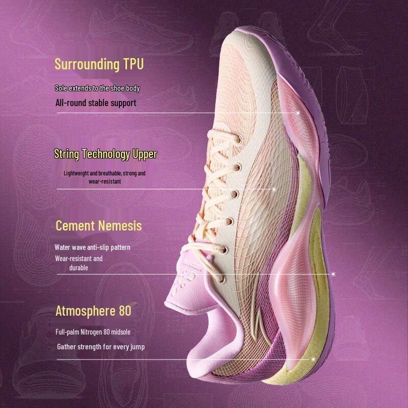 ANTA Threepoint Rain 3 LOW Men's Basketball Shoes