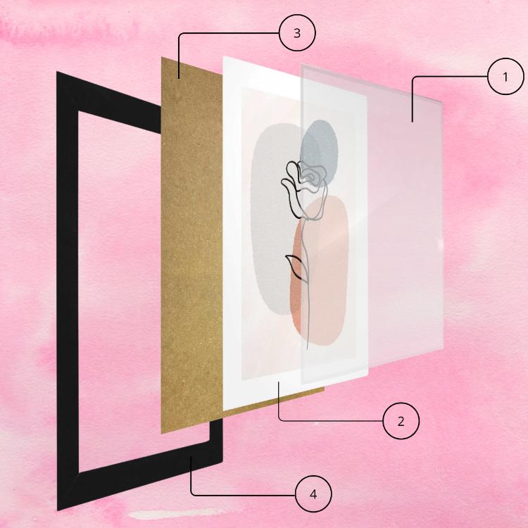 Nowoczesny Plakat Obraz ścienny na ścianę do sypialni Line Art Kobieta