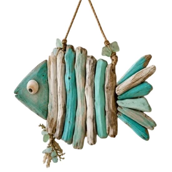 Easy To Install Wall Lamp Coastal Fish Pendant with Light, Fish/Turtle/Jellyfish/Dolphin/Octopus/Whale Shape, Resin Ocean Sconce Light Themed