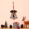 Round Christmas Decoration Square Christmas Wooden Pendant Cute   New Year