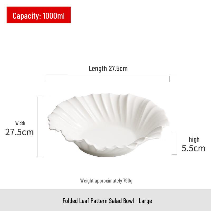 Creative Nordic Ceramic Salad Plate