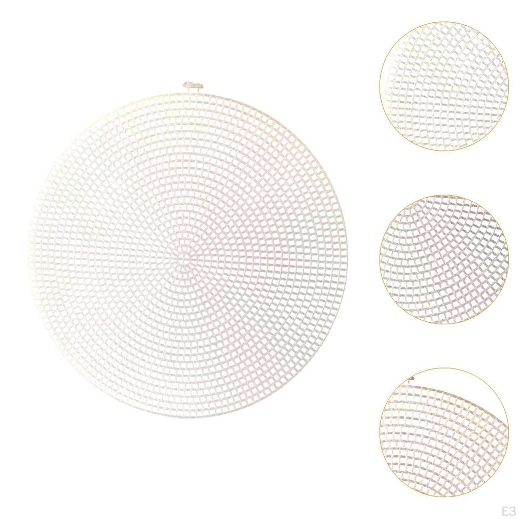 10 Pack of Mesh Canvas Sheets for Crafting and Needlepoint Projects