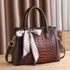 Borse con manico superiore Borsa da donna Modello coccodrillo Borse tote in ecopelle Borse a tracolla Borsa con cerniera Borsa da lavoro Borsa a tracolla vintage da donna