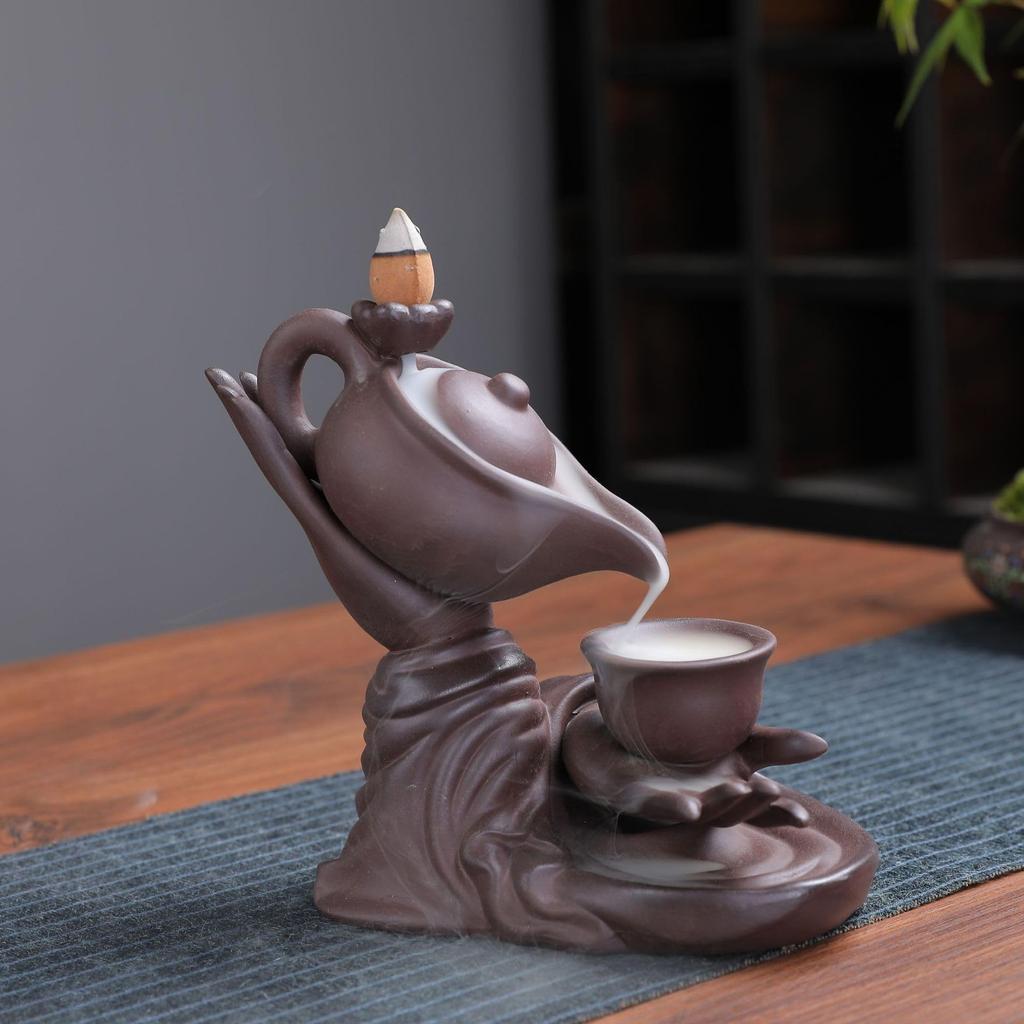 Backflow incense backflow incense backflow flowing incense incense incense incense incense incense incense good feng healing [HARGIO] holder, stylish,