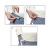 Bebamour Baby Carrier Drool Cover and Drool Pad Set Belt Sucking Pad for Baby Carriers (3-Piece Set) - Pad, 100% Cotton, (White)