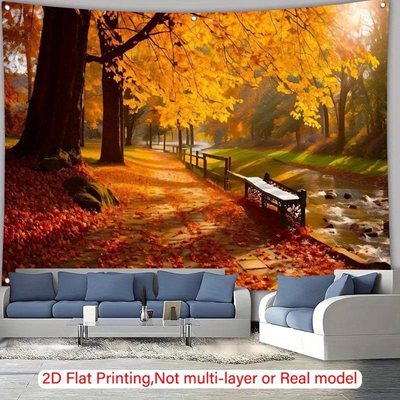 2D Plane, 1 Piece of Autumn Maple Leaf Themed Element, Suitable for Garden Courtyards, the Best Gift for Relatives and Friends