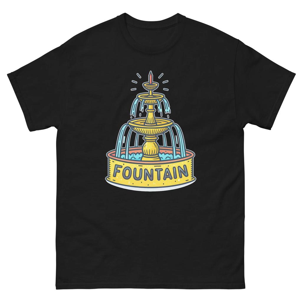 Fountain Object Place Item Urban T-Shirt
