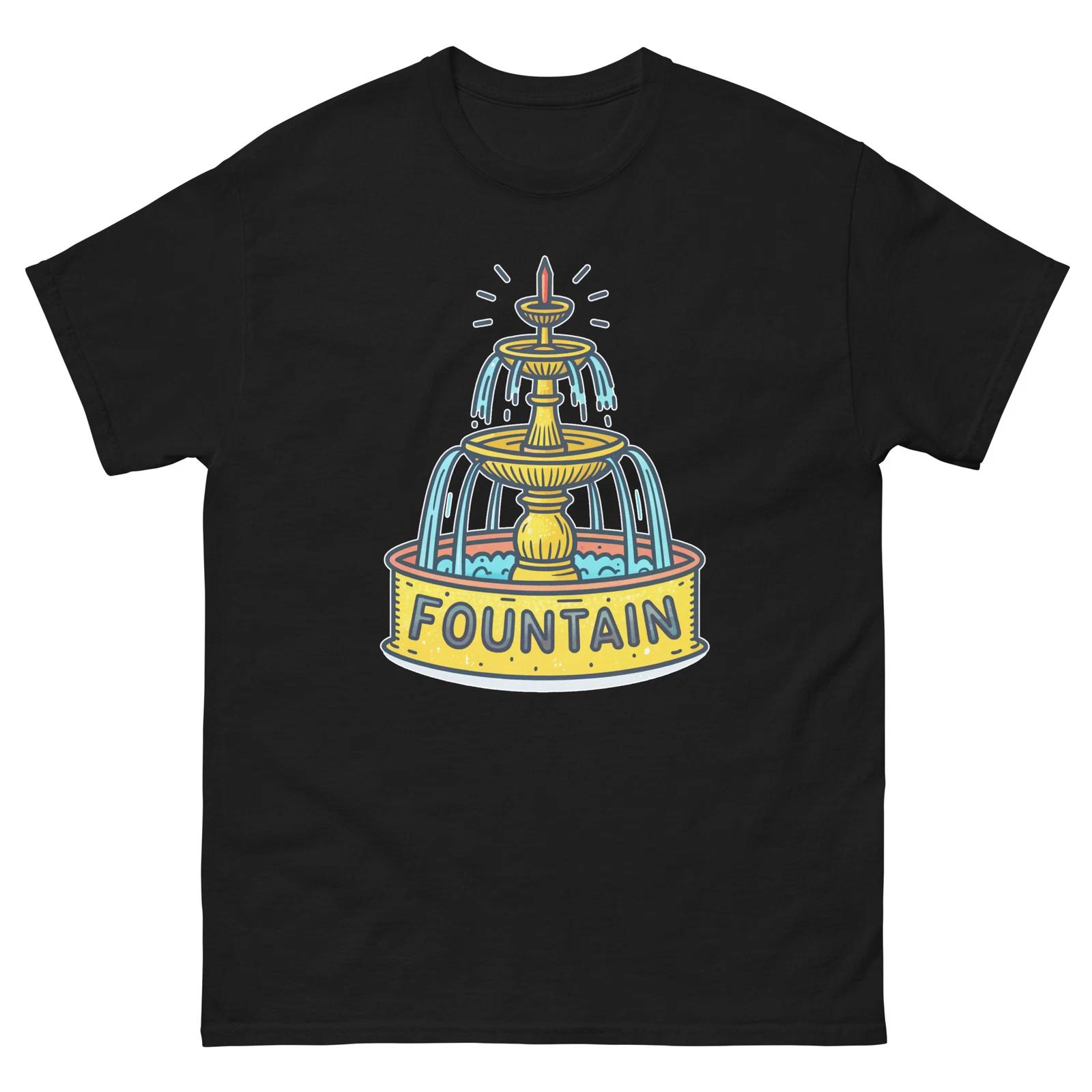 Fountain Object Place Item Urban T-Shirt S