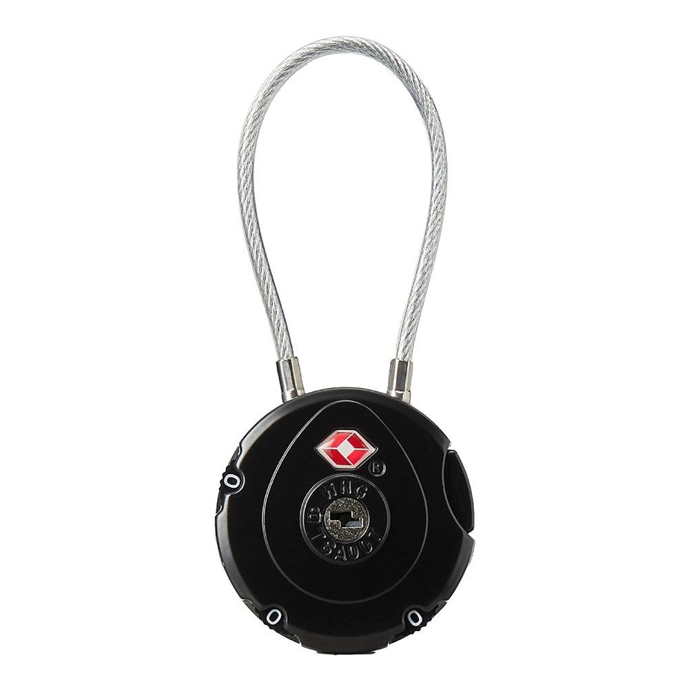 

Zinc alloy TSA Customs Lock Anti-Theft with Steel Cable Luggage Padlock Security Tool 3 Digit Combination Lock for Travel