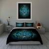 Aztec-inspired circular motif Bedding Duvet cover sets Duvet covers Pillowcases gifts (1 * Duvet Cover 2 * Pillowcases, without duvet insert)