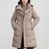 Warm Long Parkas for Women Overcoat With Belt Plus Size Fashion Long Sleeve Thick Woman Winter Coats Hooded