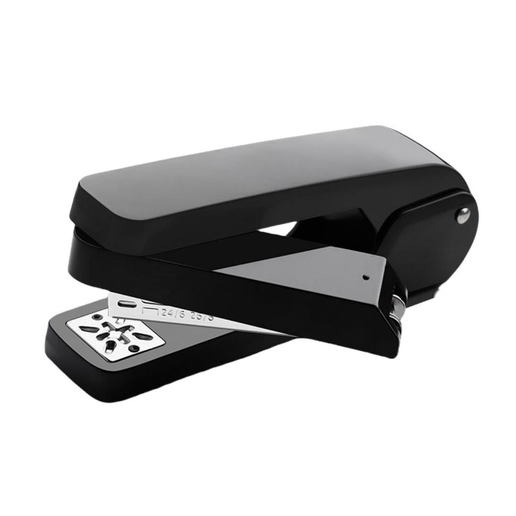 1pc Multi-functional 360-degree Rotating Labor-saving Stapler White Business Office Supplies - Can Bind 25 Sheets Of Paper At A Time