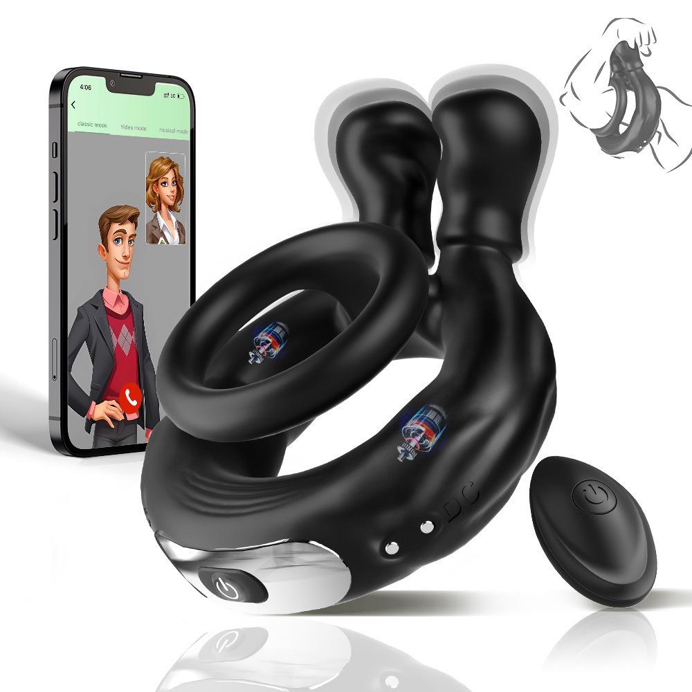 Vibrating Cock Ring, 10 Vibrations with Heating Penis Ring Vibrator Sex Toys for Men, Adult Toys Vibrating Penis Ring Male Sex Toys