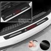 Carbon Fiber Leather Car Styling Door Trunk Threshold Protector Sticker For Pajero Sport Outlander ASX Eclipse