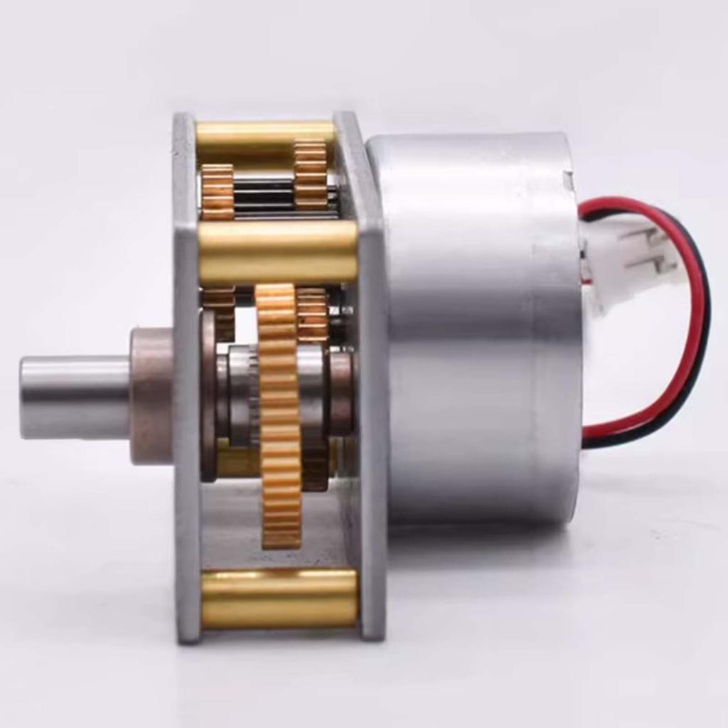 3V 6V DC Geared Motor, 13~203RPM Adjustable Speed Full Metal Gearbox, 4124-300