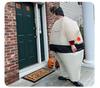 Inflatable Sumo Costume - Halloween Festival Prank for Large Adults