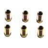 6 Metrische Bremsleitungsverschraubungen M10mm x 1mm Verbinder für 3/16 Leitung Entwickelt für Anwendungen mit umgekehrtem Bördel