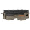 VidaXL Garden Lounge Set with Cushions 7 Pcs, Patio Sofas, Patio Furniture Set, Outdoor Furniture, Grey 3224667