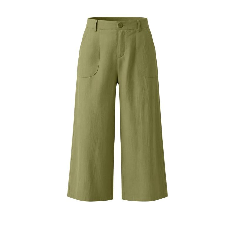 BITCED Women's Fashion Casual Solid Color Print Pants & Capris
