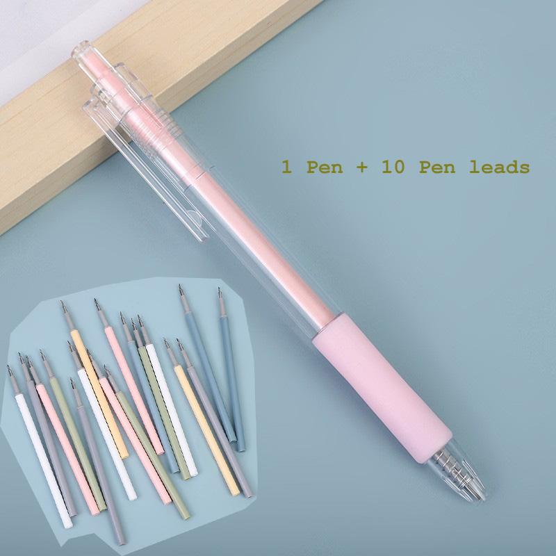 0.5mm Simple Transparent Press Neutral Pen Office School Writing Student Supplies Stationery