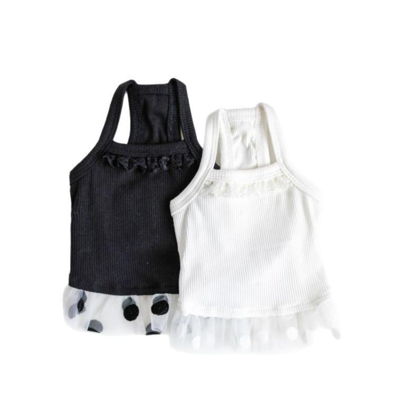 Pet Supplies Spring and Summer Comfortable Cool Polka Dot Suspenders Pet Cat and Dog Clothing Small Dog Pet Clothing