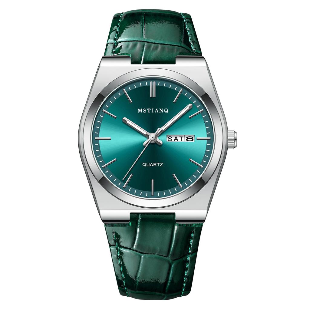 Business Trend Watch Men'S Belt Scale Simple Versatile Luminous High Value Fashion Casual Quartz Watch Men