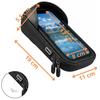 Support téléphone vélo moto trottinette scooter poussette - Sacoche étanche rotative 360° guidon smartphone 5,5 à 8" Phonillico®