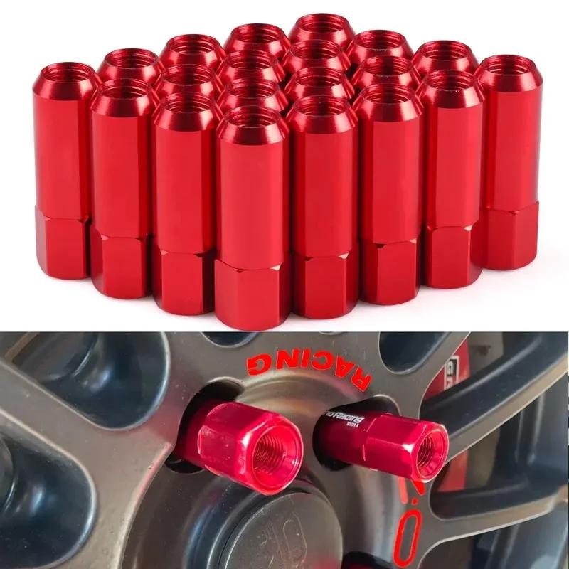 20 PZ 60mm M14*1.5 Dadi Ruota Nuovi Dadi Ruota da Corsa Vite Alluminio Tuner Dadi Ruota da Corsa Vite Bulloni Ruota Anodizzati