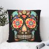 Sugar Skull Candy Pillowcase Double-sided Printing Cushion Cover Decoration Throw Pillow Case Cover Home Square
