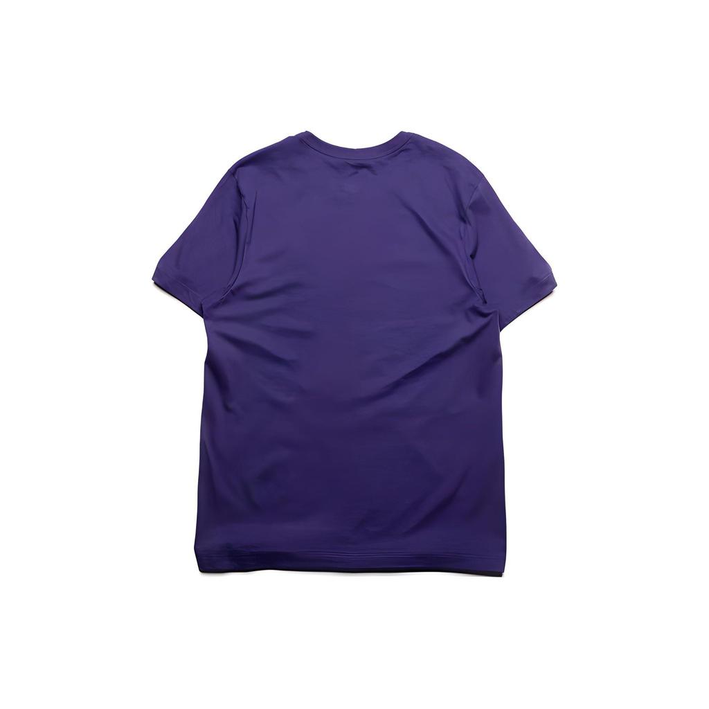 Nike Solid Color Printed Round Neck Short Sleeve T-Shirt Men Tops Purple FZ2190-566