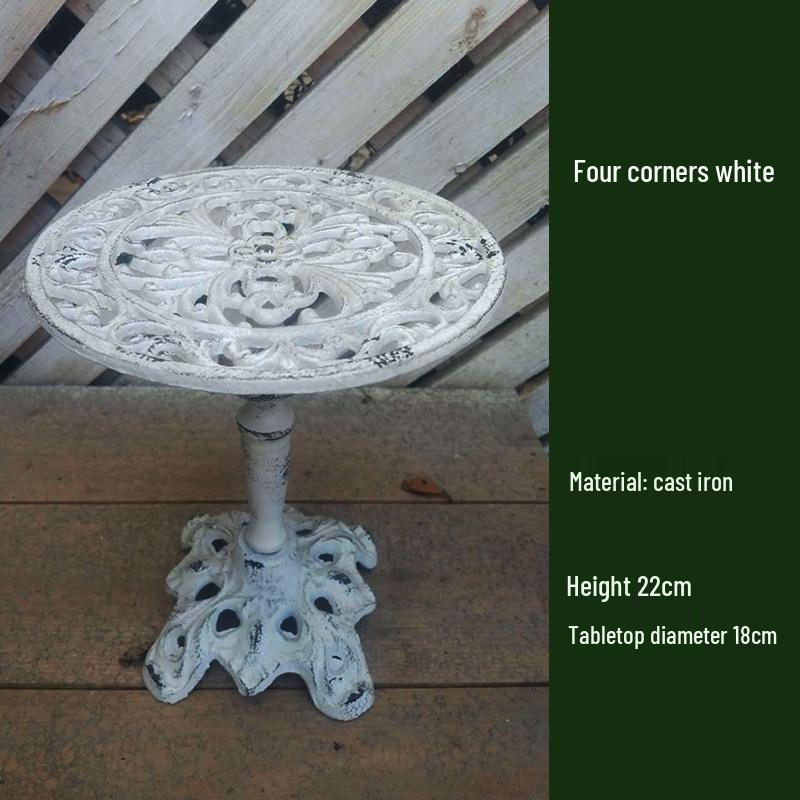 Wrought Iron Adjustable Flower Stand: High-Legged Plant Holder for Balcony, Garden, or Living Room. Medium