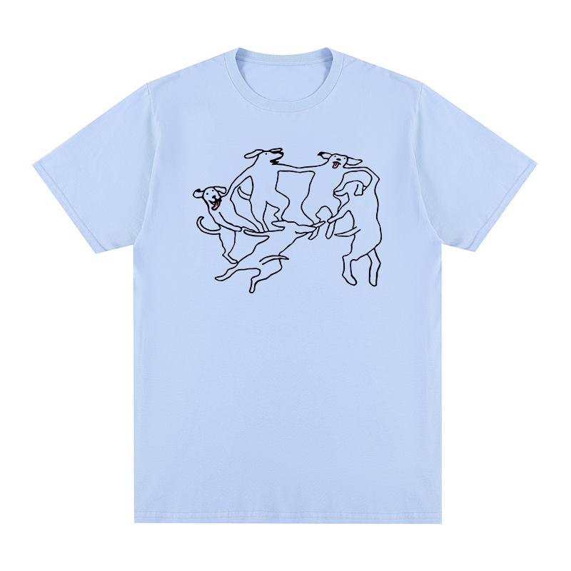 Henri Matisse Vintage T-Shirt Der Tanz Hunde Lustiger Grafik Baumwolle Herren T-Shirt Neu TEE T-SHIRT Damen Tops Unisex