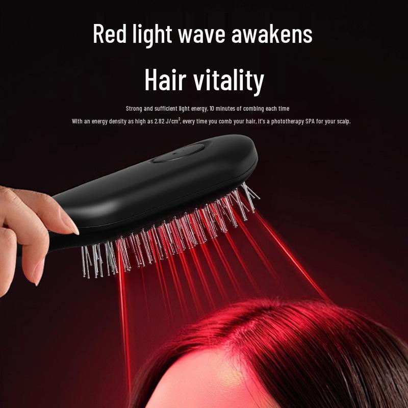 Electric Hair Growth Scalp Massager and Liquid Applicator Comb