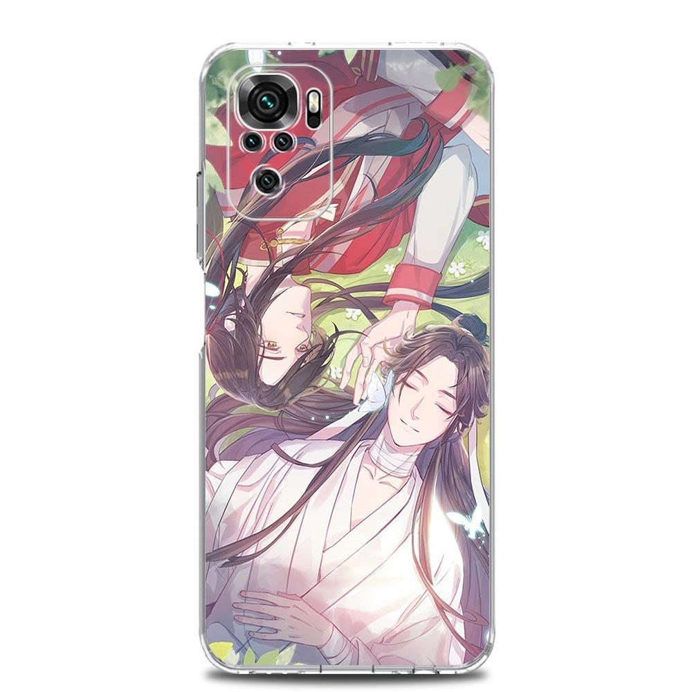 Phone Case For Xiaomi Redmi Note 14 13 12 4G 9S 9 10 11 Pro Plus 5G 14C 13C 12C 10C 9A Clear Cover Heaven Official's Blessing