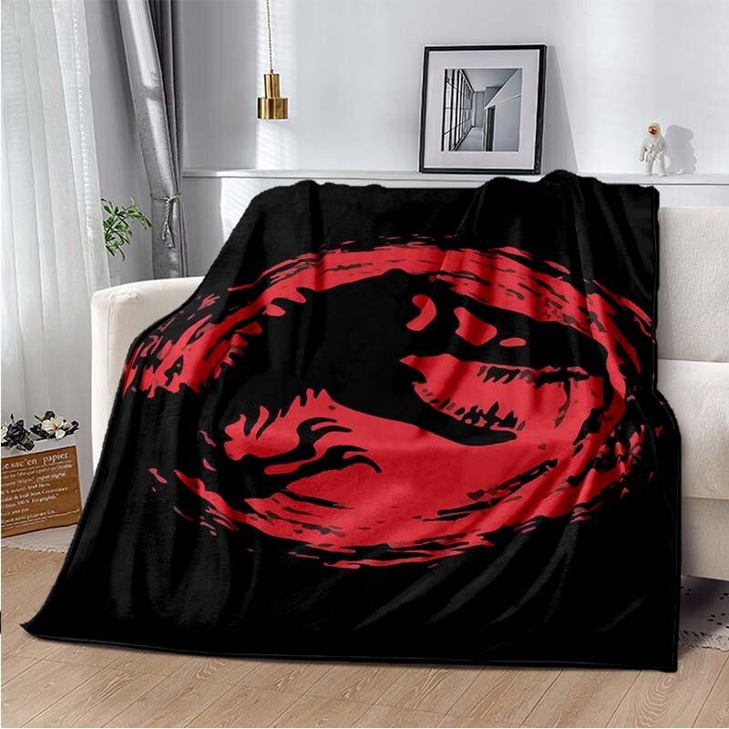 Jurassic Park 3D Printed Art Fleece Blanket for Beds Hiking Picnic Thick Quilt Fashionable Bedspread Fleece Throw Blanket