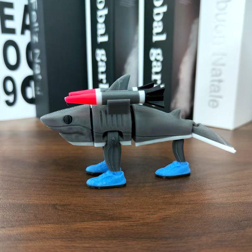 Halloween Limited Tralalero Tralala Hai Sammlerfigur Spielzeug Italienisches Gehirnfäule Tung Tung Tung Sahur Ornamente Dekoration