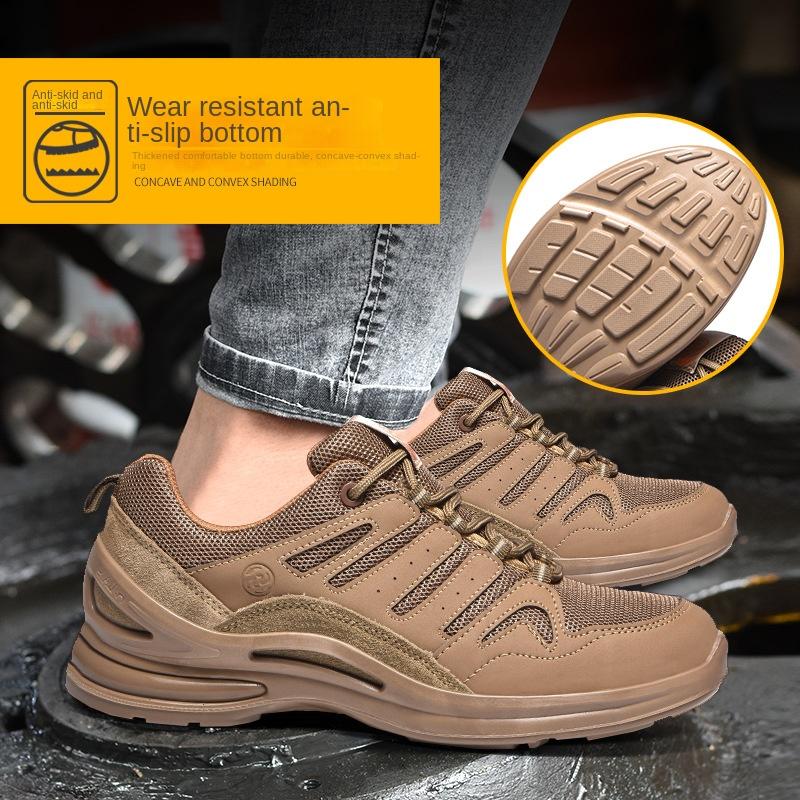 Labor Shoes, Wear-resistant, Non-slip, Safety Protection, Hiking Shoes, Oil-resistant Insulating Electrical Casual Shoes