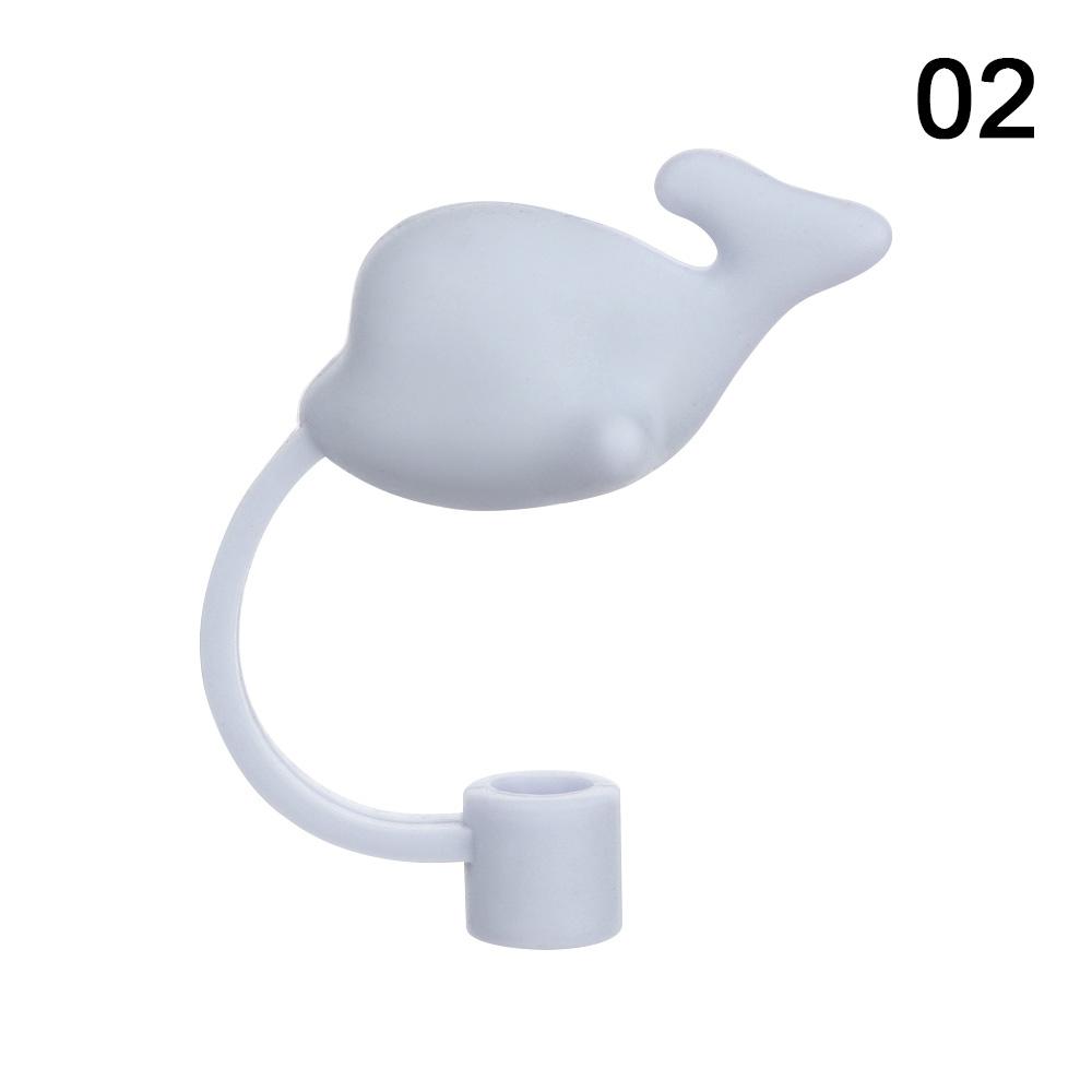 Dop de paie etanș cu desene animate, capac de băut, capac de praf din silicon, dop de paie, accesorii pentru ceașcă