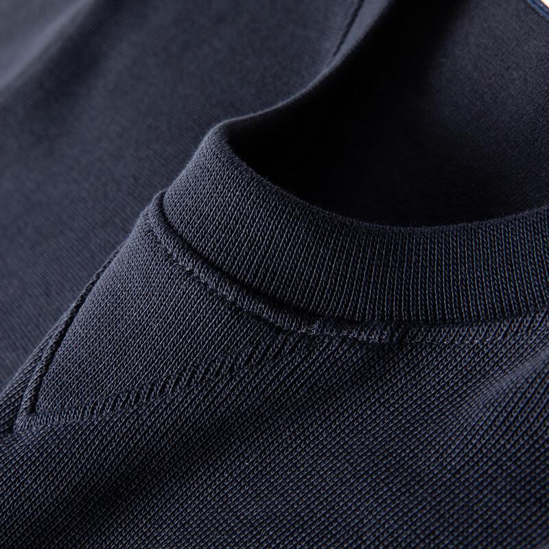 MONTAGUT Men's Patchwork Crew Neck Sweatshirt