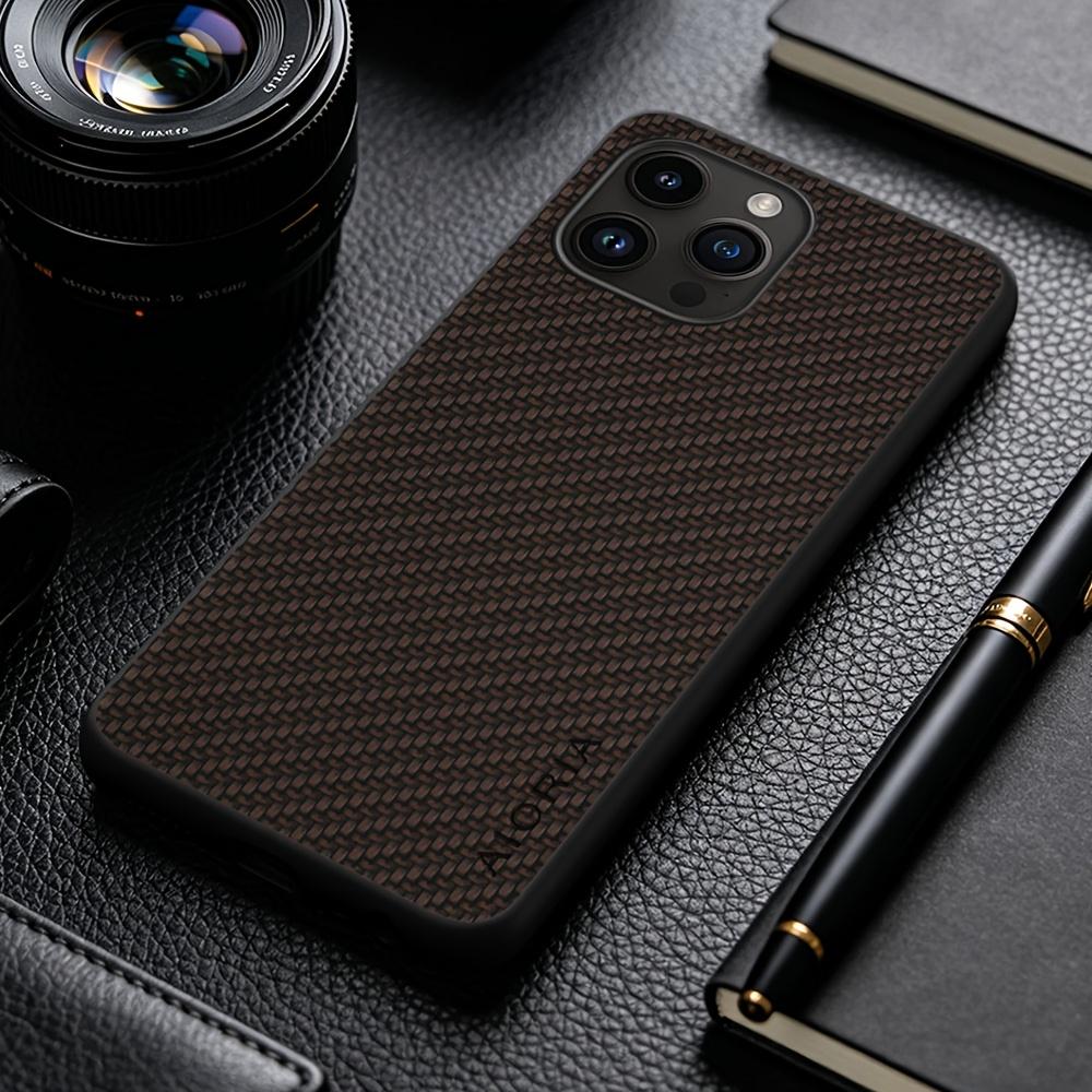 Phone Case: New Fashion Phone Case for iPhone 15 14 13 Pro Max Plus Business Casual Faux Synthetic Leather Phone Cover