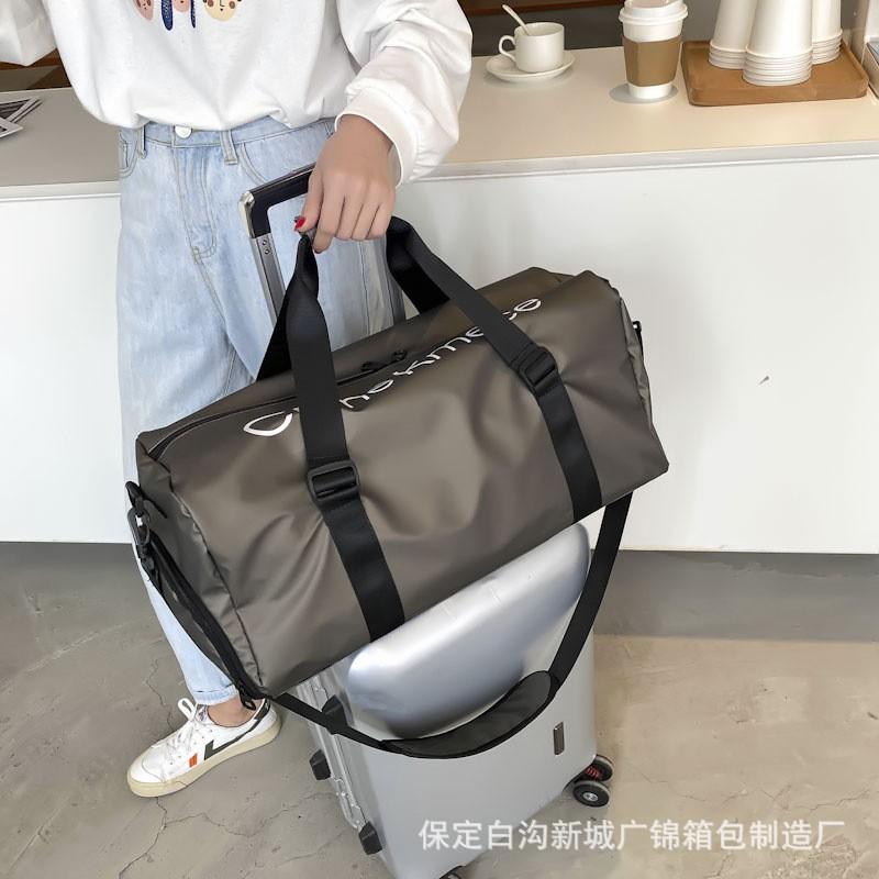 Large Capacity Gym Bag With Wet/Dry Compartment Shoe Pocket Travel Backpack Men Women
