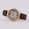 Women rystal Beads Watches Quartz Wristwatches Simple Leather Watch