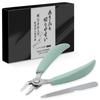Aimedia Nail Clippers with Soft Made In Stainless for Ingrown Hard and Nail Easy To Trim Ingrown Includes File Nipper-Style Grip, Japan, Steel, Nails,