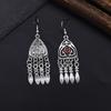 Retro Earrings Women's Ethnic Style Fringed Earrings Xinjiang Ancient Style Earrings Festival Scenic Accessories
