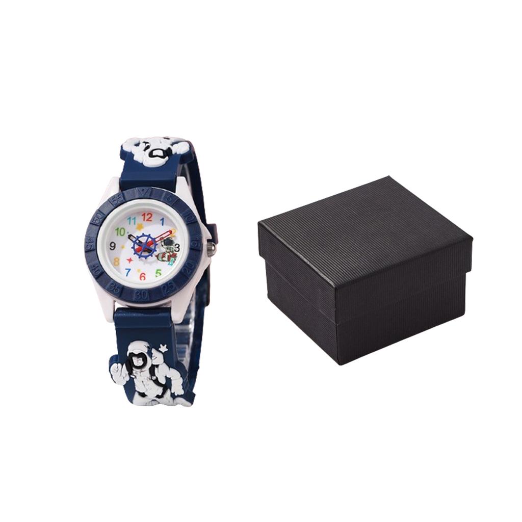 1 Stück/2 Stück - Modische und niedliche Kinderuhr, Uhr mit Cartoon-Tierdesign, geeignet für Geburtstagsgeschenke, unerlässlich zum Verschenken